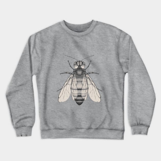 Bee pencil drawing Crewneck Sweatshirt by Bwiselizzy